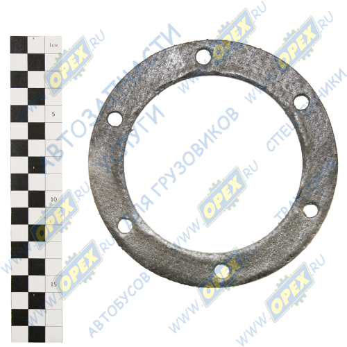 700А-0010022 Прокладка (м/асбест) ф100х144; 6отв.ф8, тройника сильфона Techno Drive